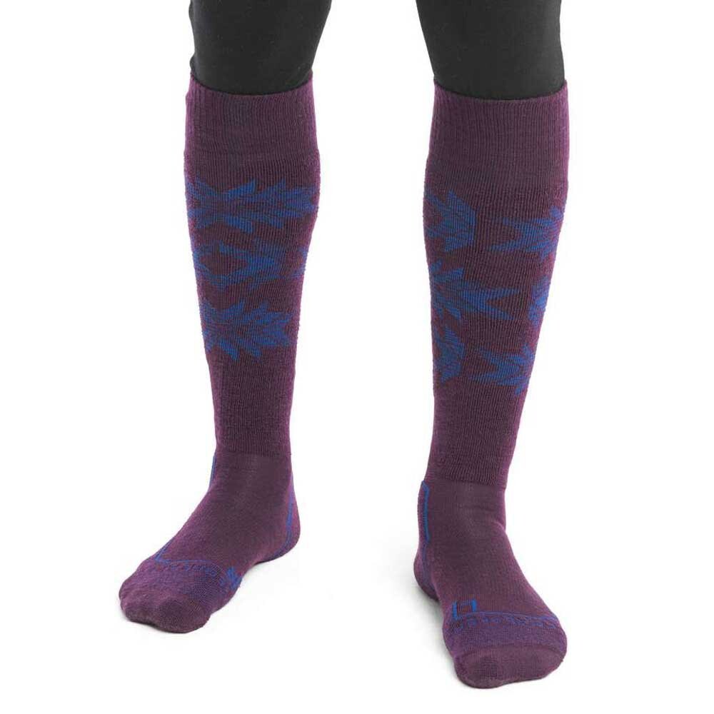 

Носки Icebreaker Ski+ Light OTC Ski Heritage Merino Long, фиолетовый