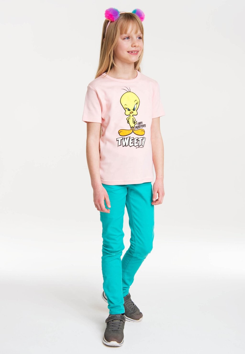 

Футболка с принтом LOONEY TUNES-TWEETY LOGOSHIRT, цвет light pink