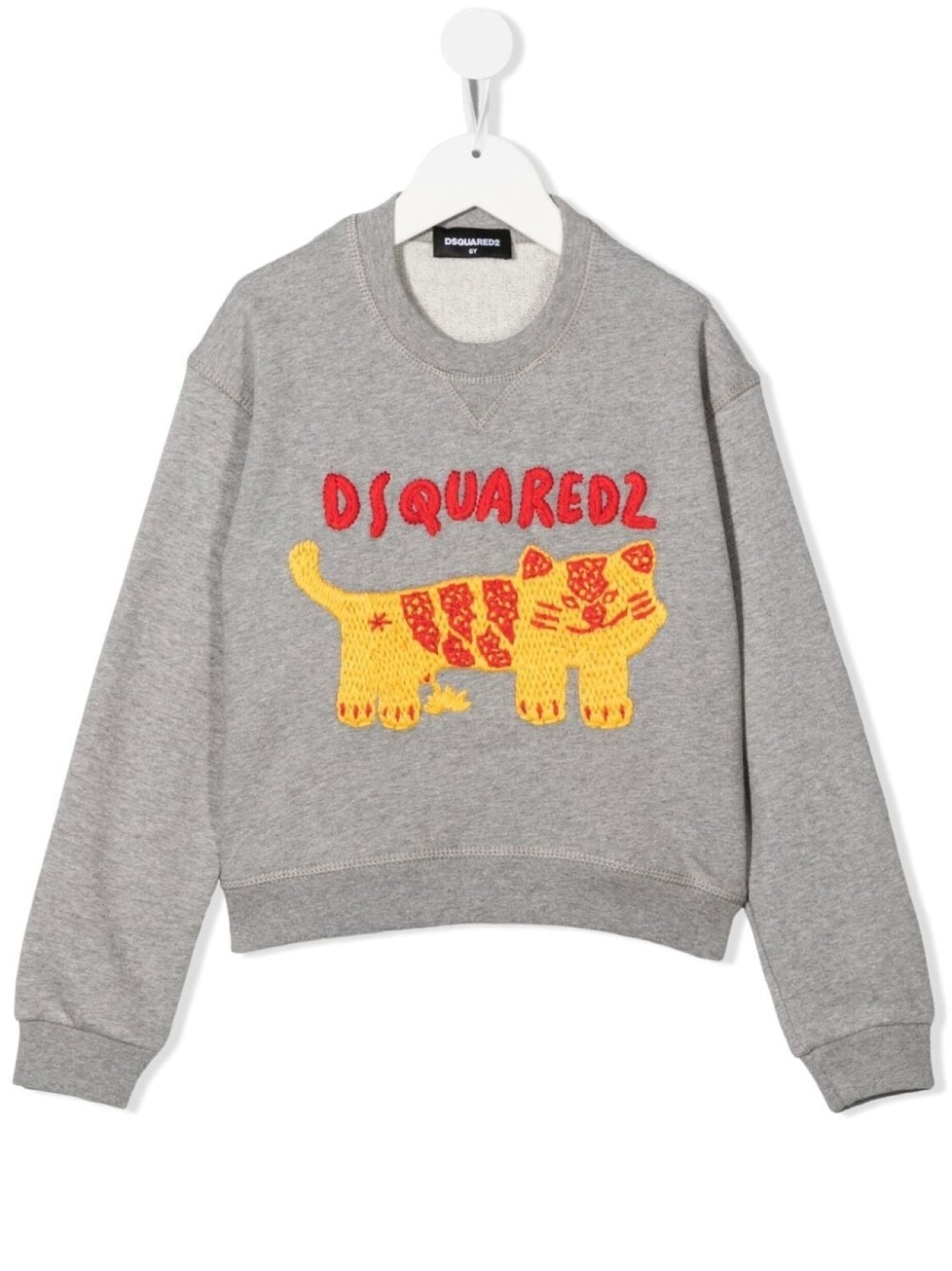 

Dsquared2 толстовка с вышивкой, серый