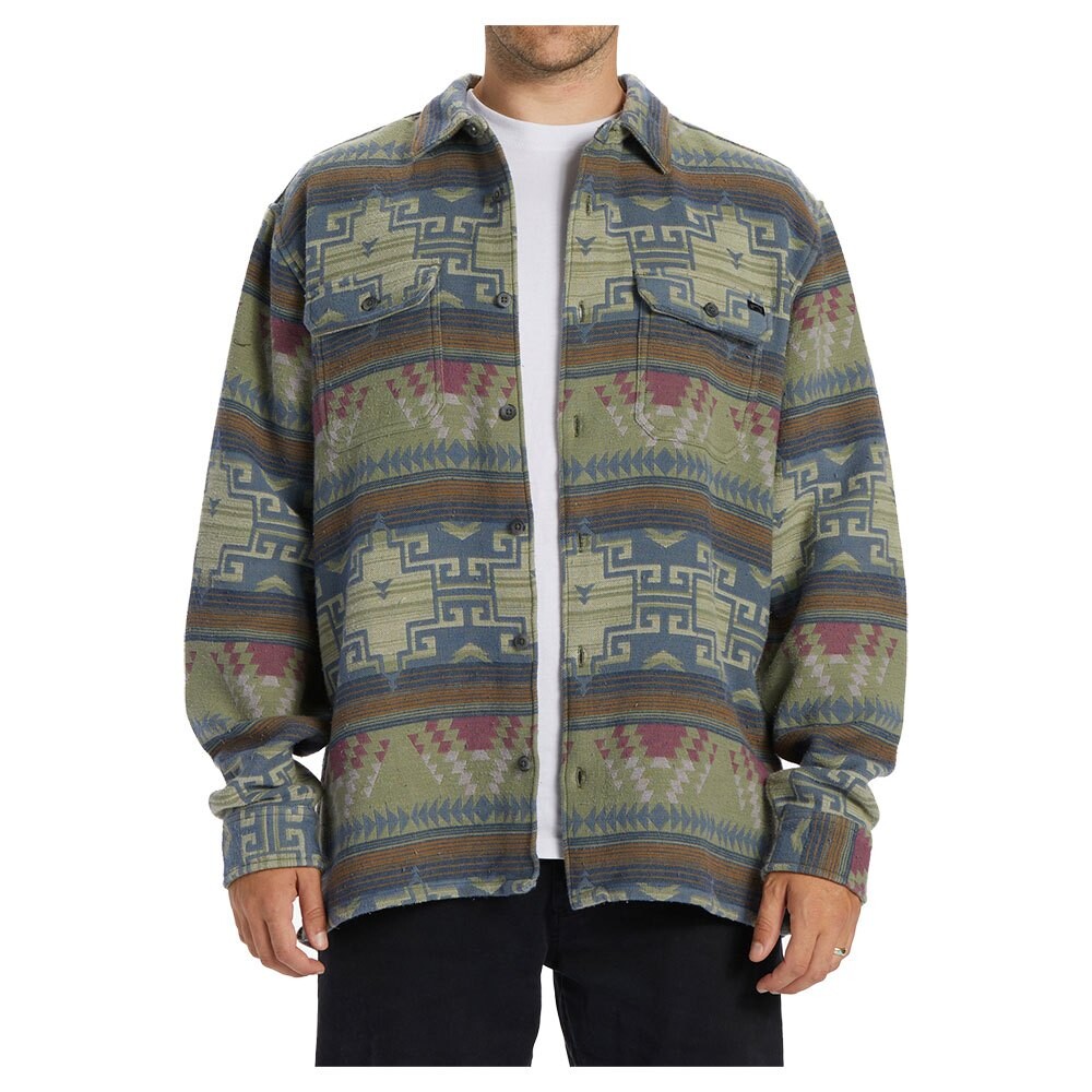 

Рубашка с длинным рукавом Billabong Offshore Jacquard, зеленый