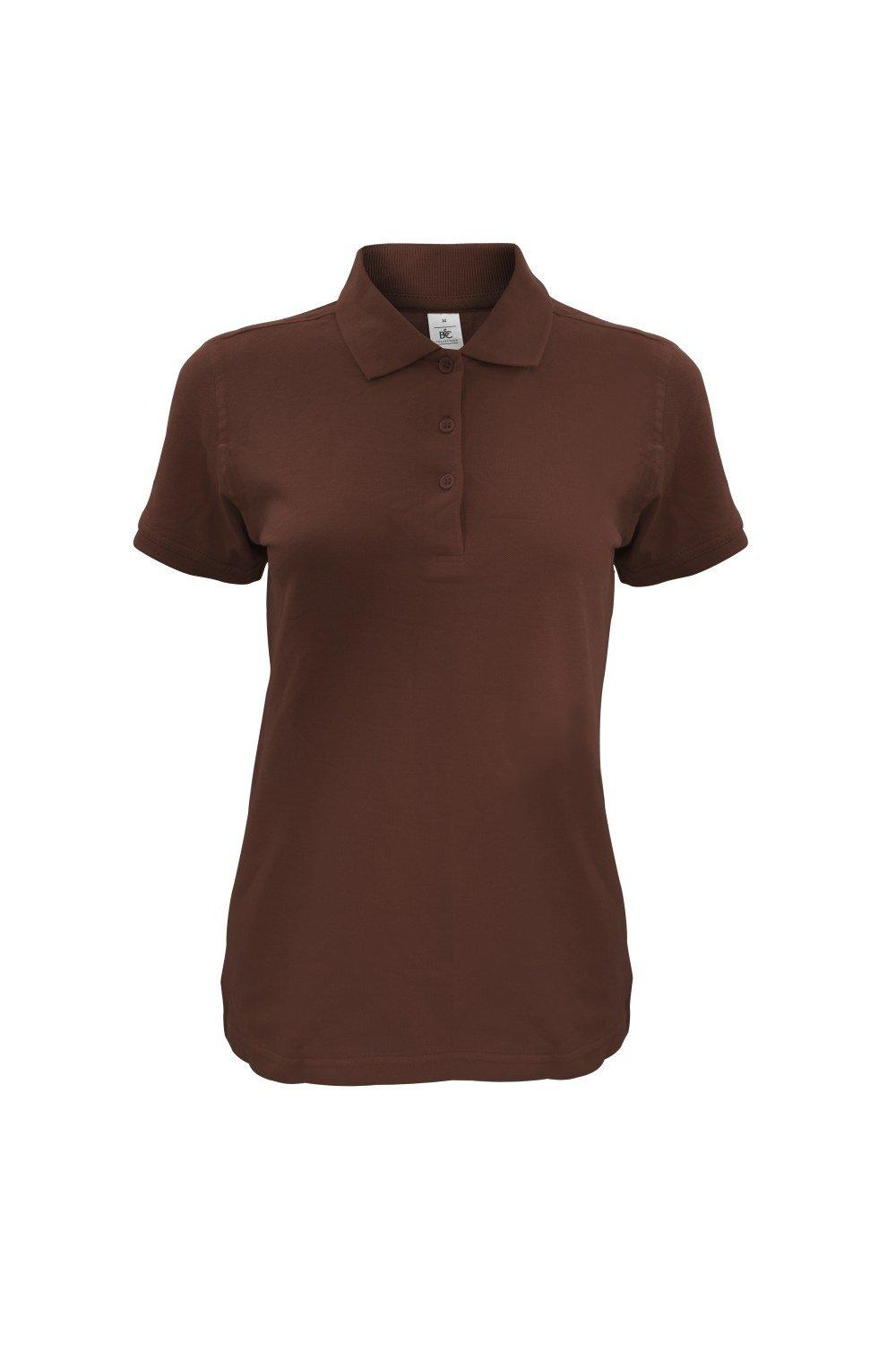 Рубашка-поло Safran Timeless B&C, коричневый