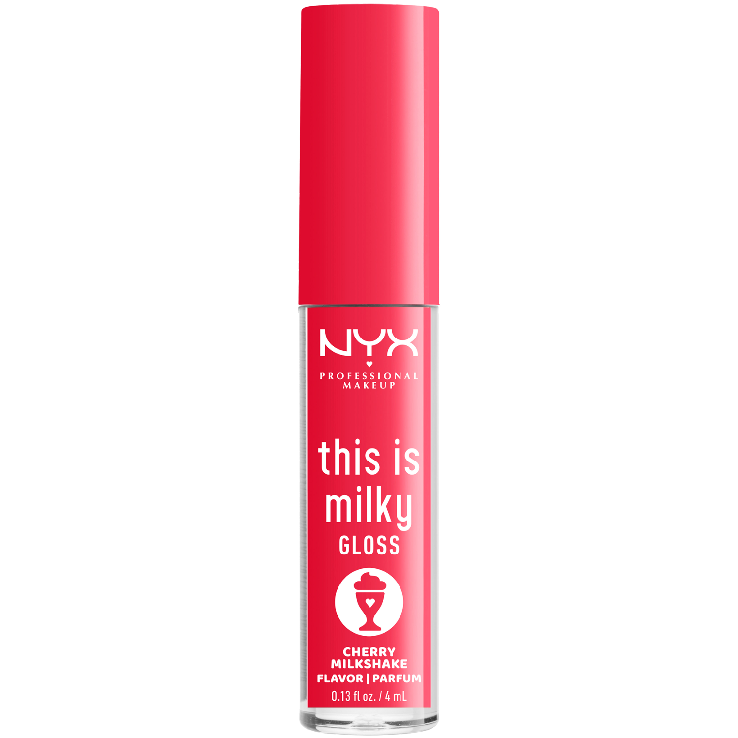 Блеск для губ «вишневый молочный коктейль» Nyx Professional Makeup This Is Milky Gloss, 4 мл увлажняющий блеск для губ придающий объем и сияние lumene luminous shine hydrating