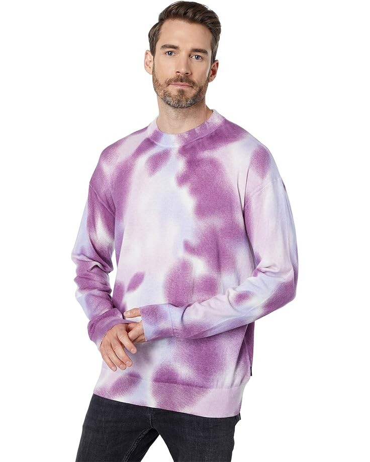 

Свитер Ted Baker Wardour Spray Dyed Crew Neck, фиолетовый