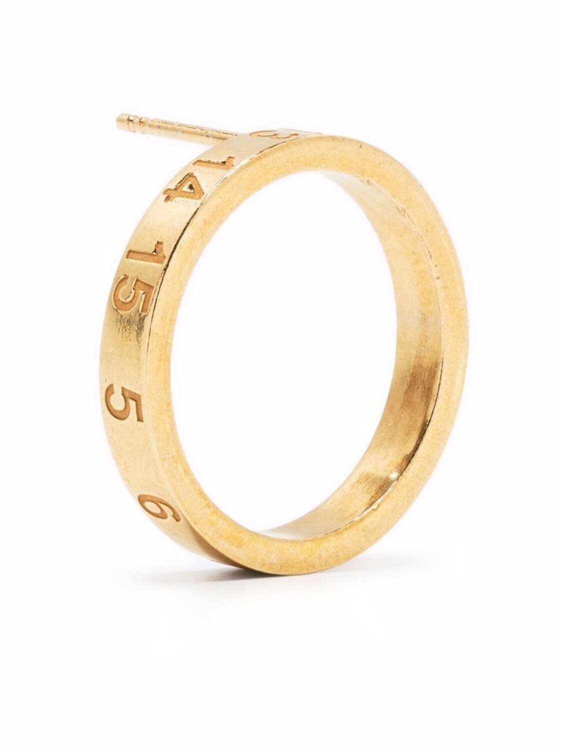 

Серьга с гравировкой Maison Margiela, золотой