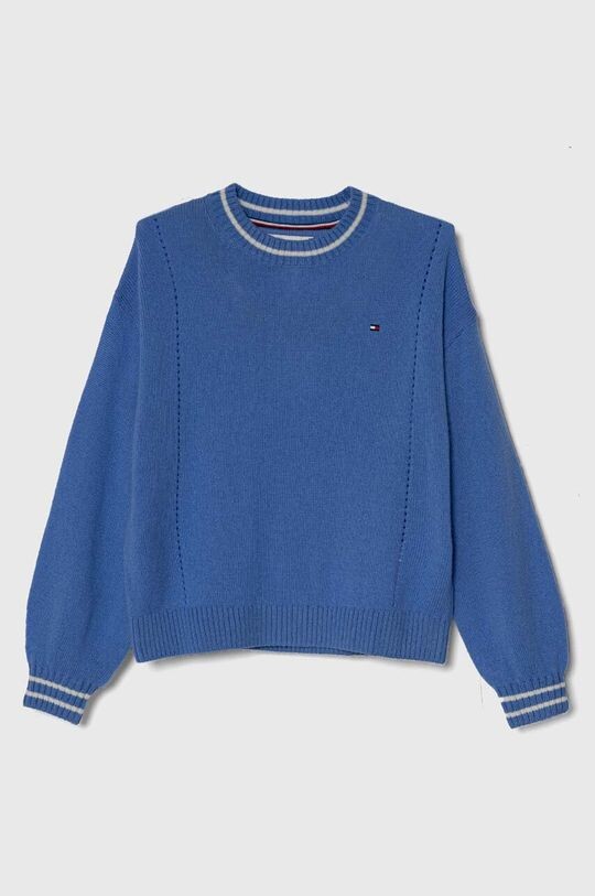

Детский хлопковый свитер Tommy Hilfiger, синий