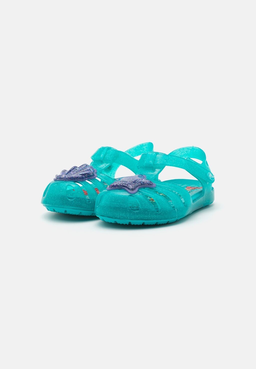 

Пляжные тапочки Princess Ariel Isabella Crocs, латиго Бэй