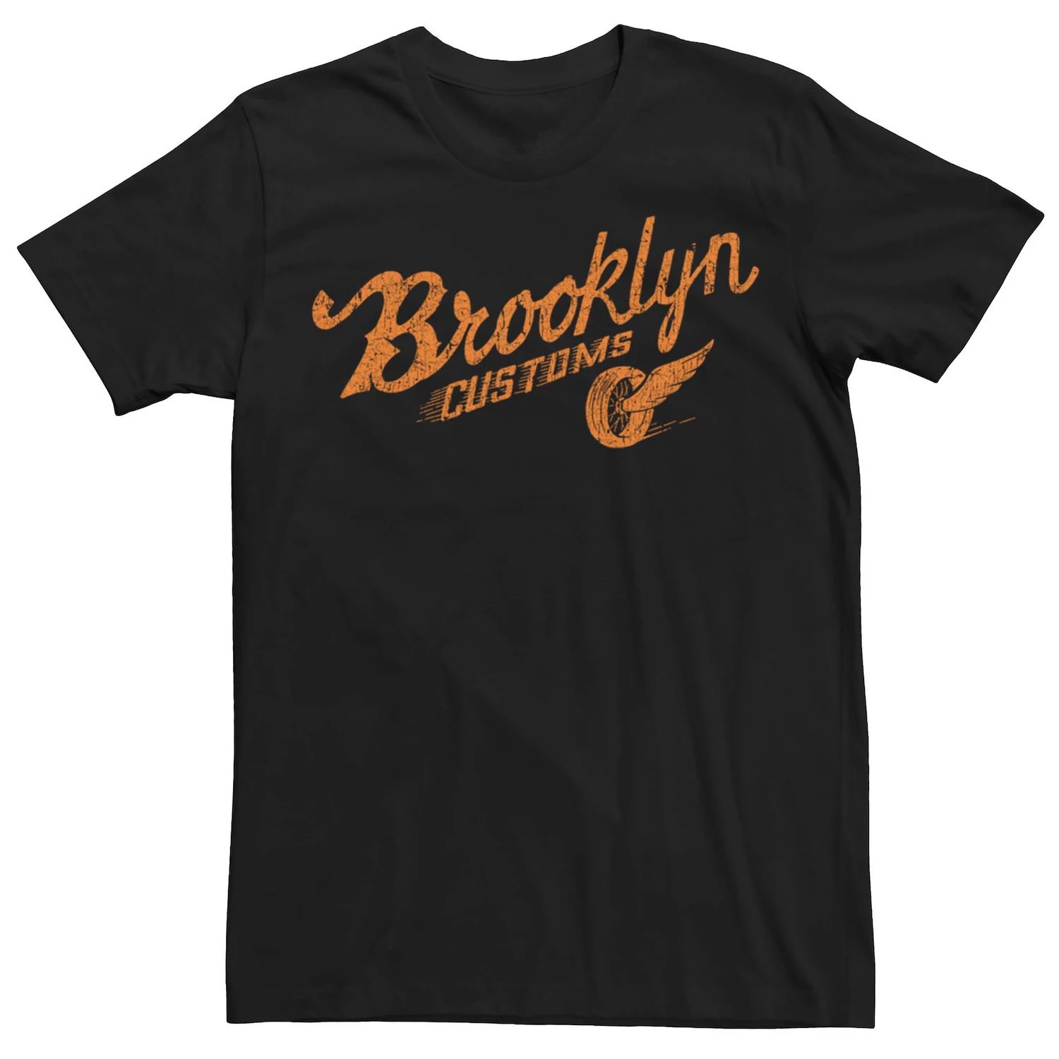 Мужская оранжевая футболка Brooklyn Customs Licensed Character