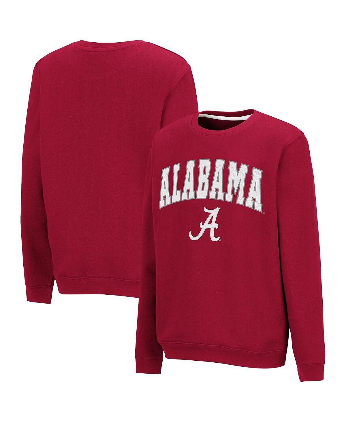 

Пуловер для мальчиков и девочек Crimson Alabama Crimson Tide Campus Colosseum