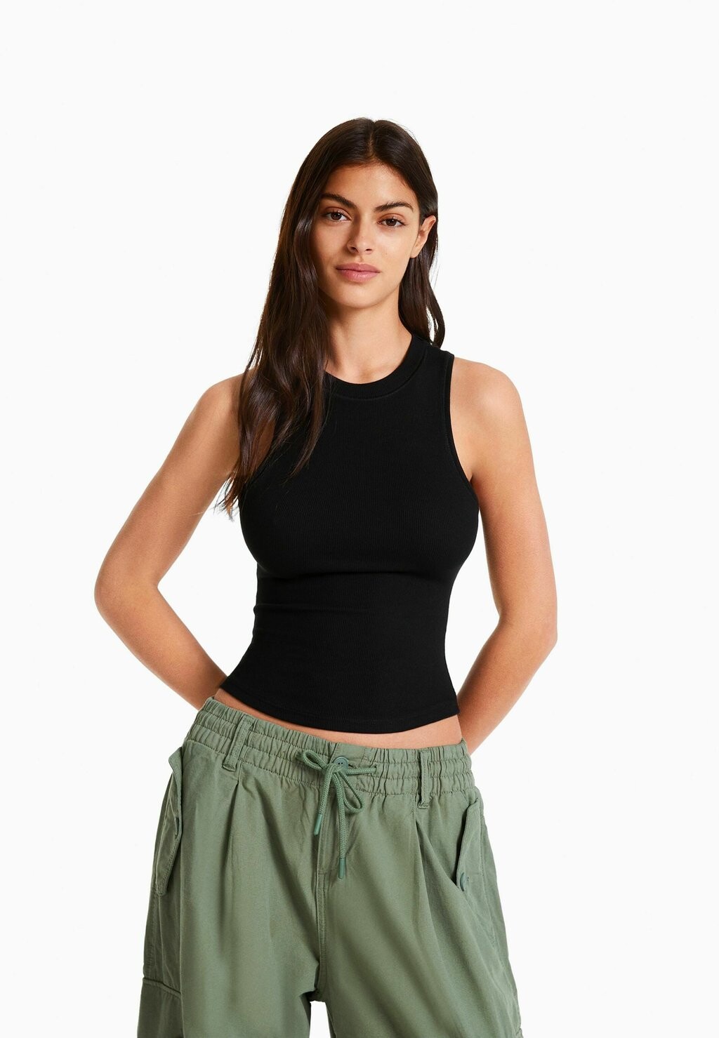 

Топ Bershka, черный