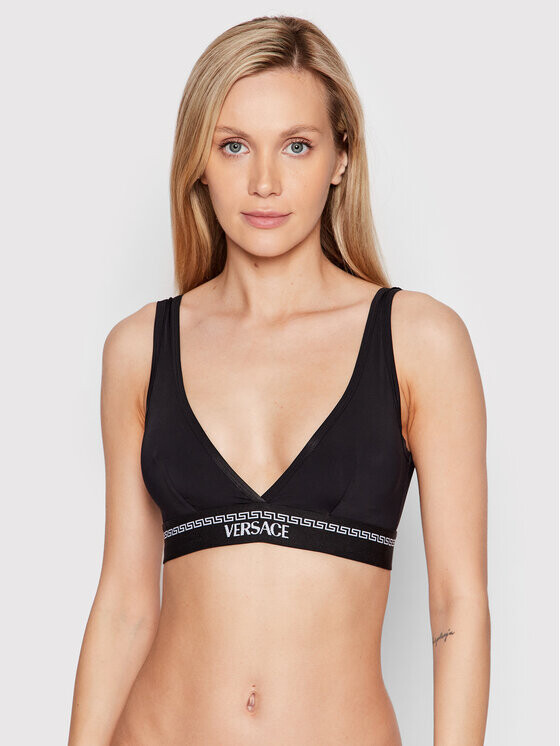 

Бюстгальтер без косточек Versace, черный