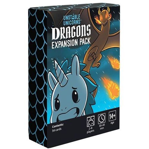 

Настольная игра Unstable Unicorns Dragons Expansion TeeTurtle