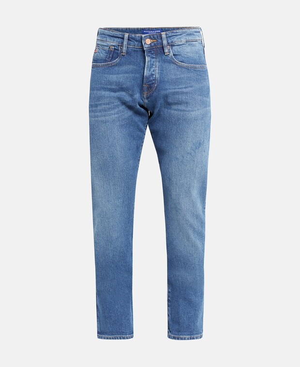 

Узкие джинсы органик Scotch & Soda, цвет Slate Blue