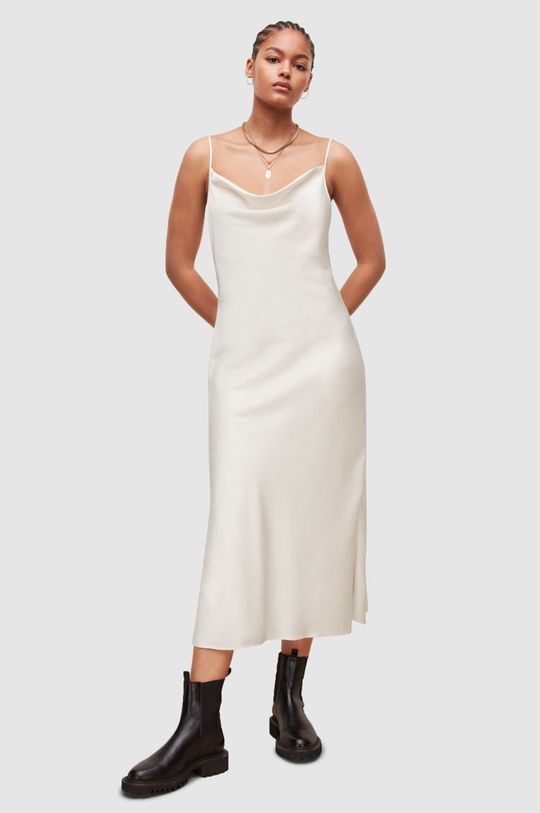 цена Платье AllSaints, белый