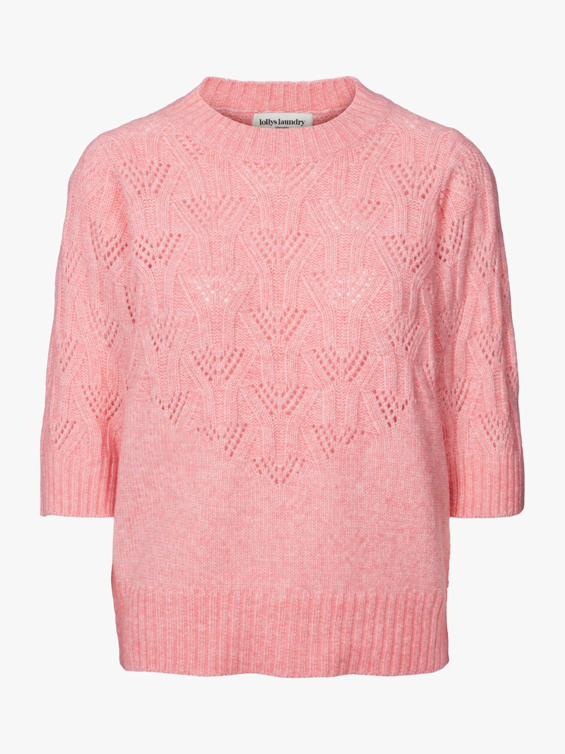 Вязаная блузка Lollys Laundry Mala, розовая растяжка для коляски s mala ангел розовая