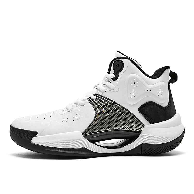 

Баскетбольные кроссовки Basketball Shoes Men Mid-Top Amicniegd, белый/черный