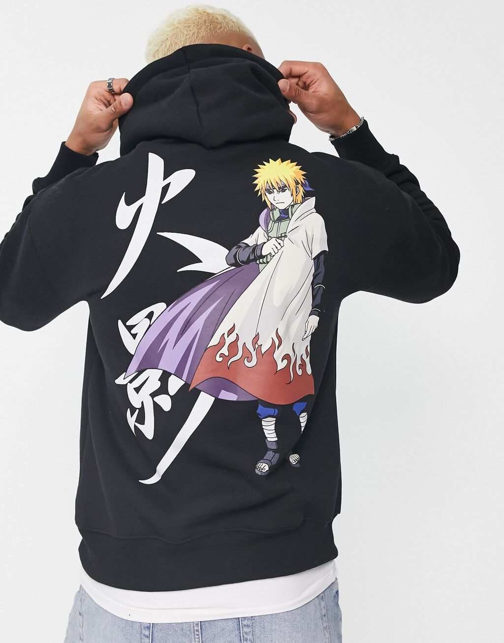 

Черное худи Pull&Bear x Naruto