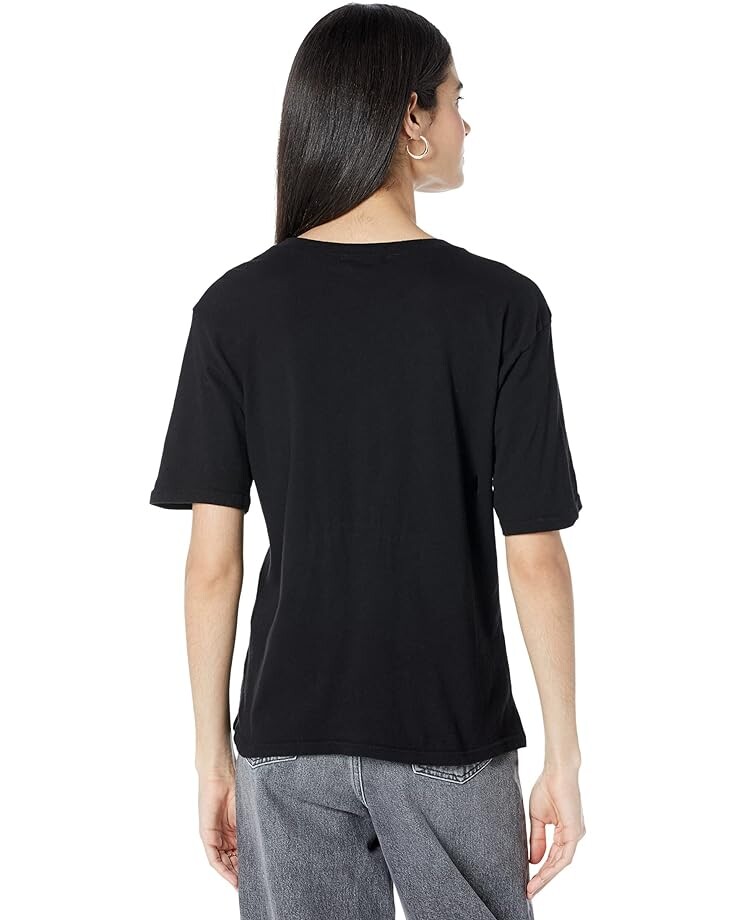 

Футболка Michael Stars Lauren Relaxed Fit Easy Graphic Tee, черный