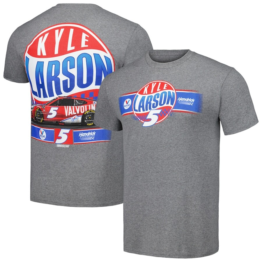 

Футболка с коротким рукавом Hendrick Motorsports Team Collection Kyle Larson, серый