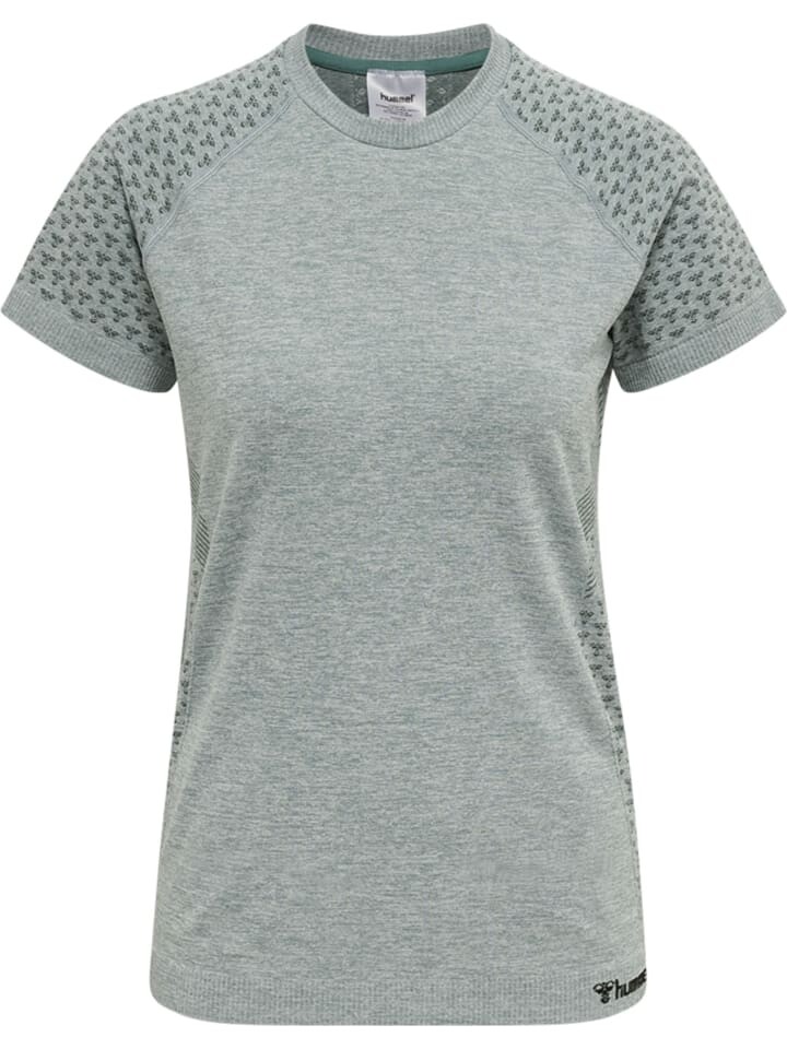 

Спортивная футболка Hummel S/S Raglanärmel Hmlci Yoga Damen, цвет north atlantic melange