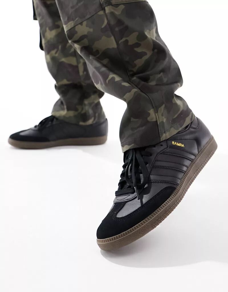 Черные кроссовки adidas Originals Samba OG черные кроссовки adidas originals samba og