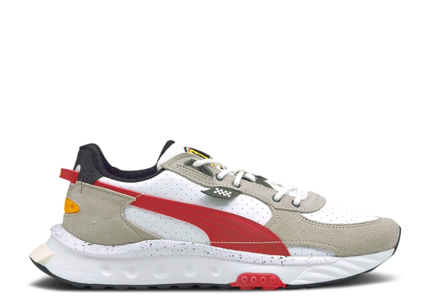 

Кроссовки Puma Scuderia Ferrari X Wild Rider 'White Rosso Corsa', белый