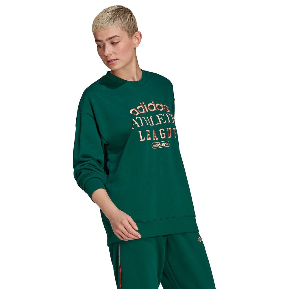 

Толстовка adidas Originals Crew, зеленый