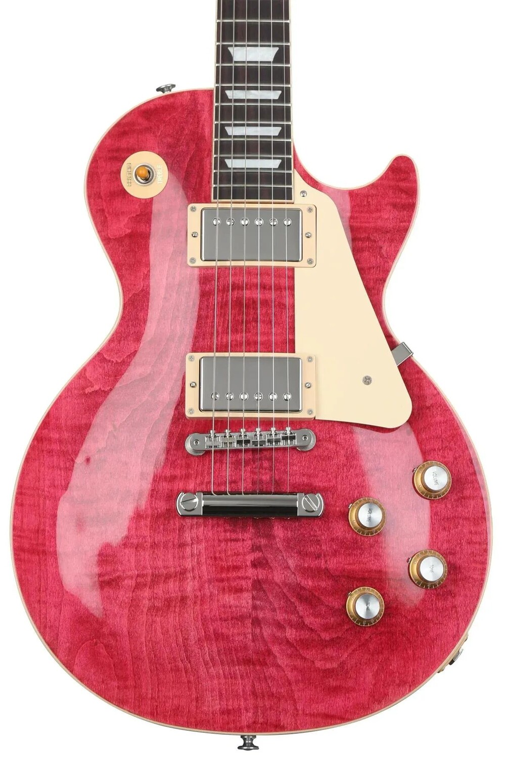 

Новая электрогитара Gibson Les Paul Standard '60s Figed Top - Trans Fuchsia