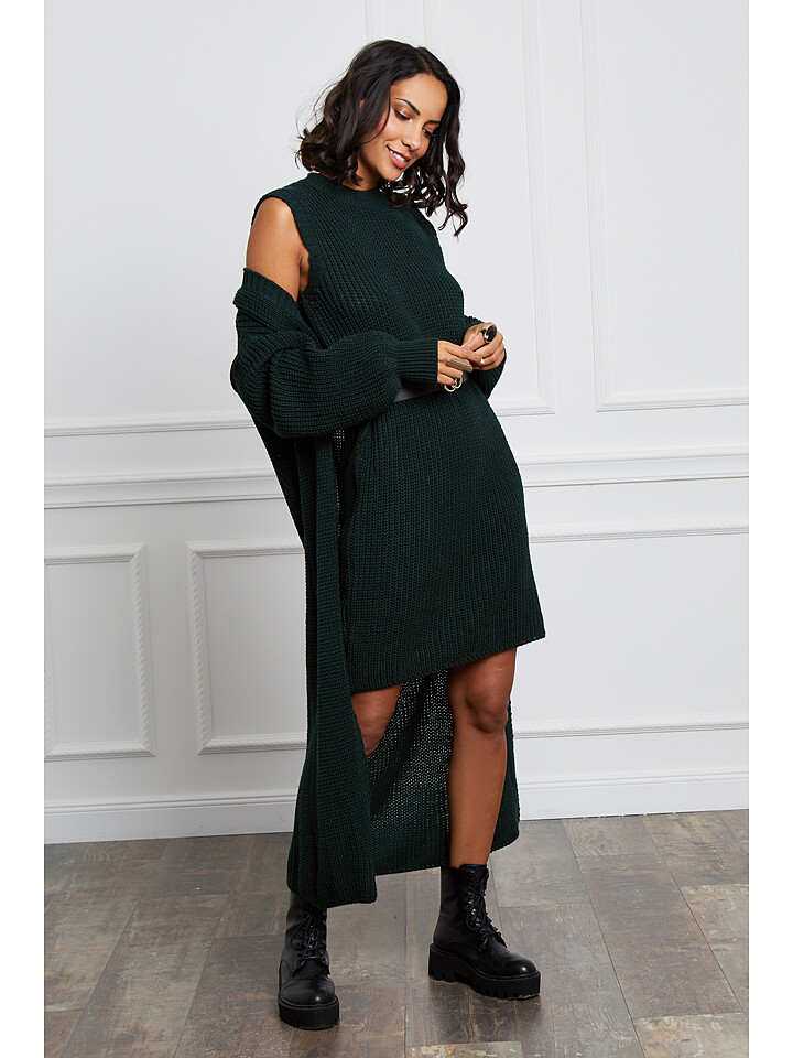 

Кардиган L'armoire de Suzette 2tlg. Outfit, темно-зеленый