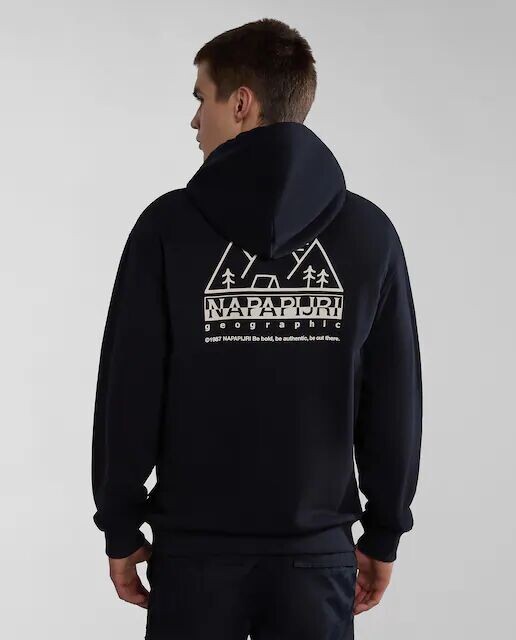 

B-Faber H Мужская толстовка с капюшоном в стиле милитари Napapijri, черный