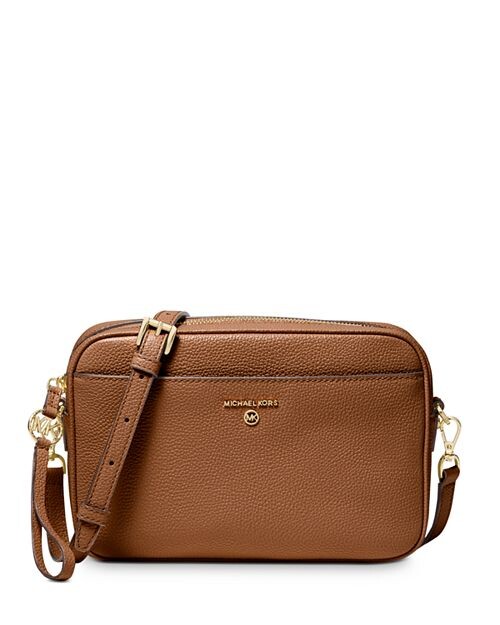 

Маленькая кожаная сумка через плечо с фотоаппаратом Jet Set Charm Michael Kors, цвет Brown