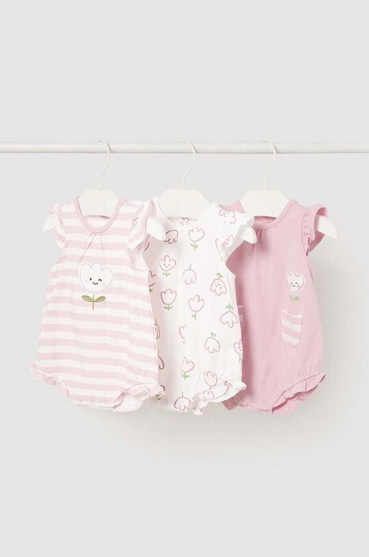 

Mayoral Newborn Боди, 3 шт., розовый