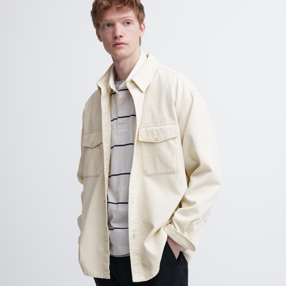 

Предпродажа мужских и женских вельветовых рабочих рубашек Uniqlo (новый стиль рубашек с длинными рукавами и свободных курток)