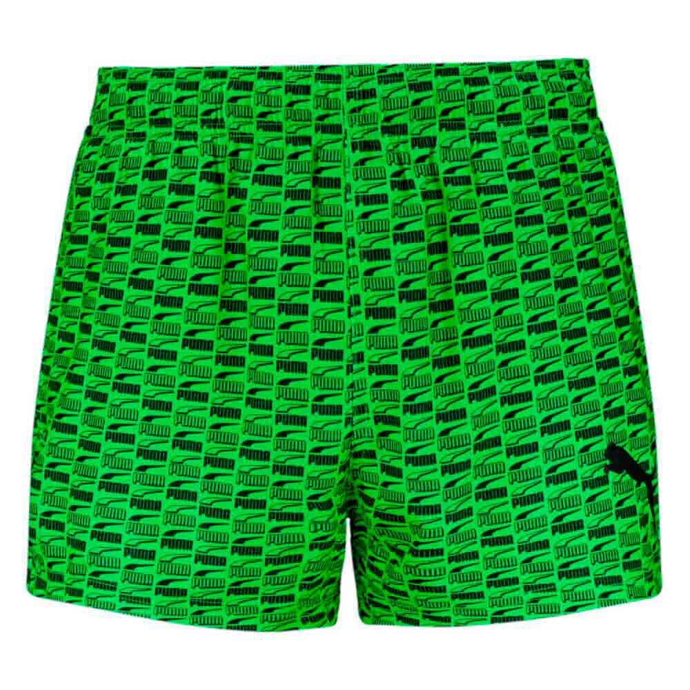 

Шорты для плавания Puma Logo Print Swimming Shorts, зеленый