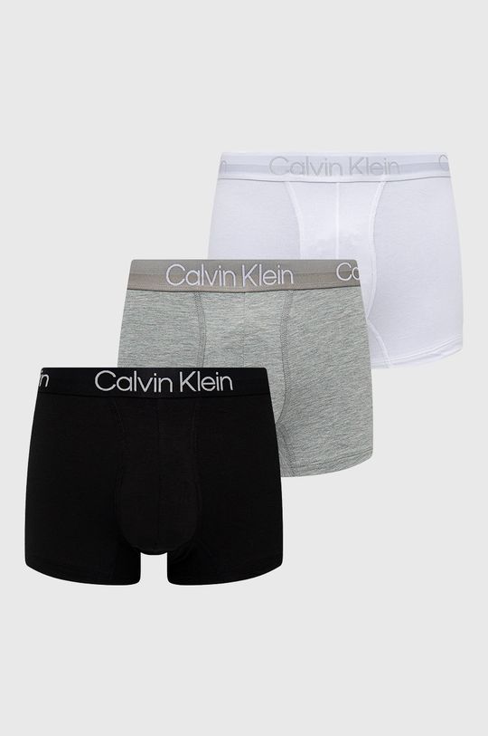 трусы боксеры из эластичного хлопка calvin klein underwear белый Боксеры (3 шт.) Calvin Klein Underwear, белый