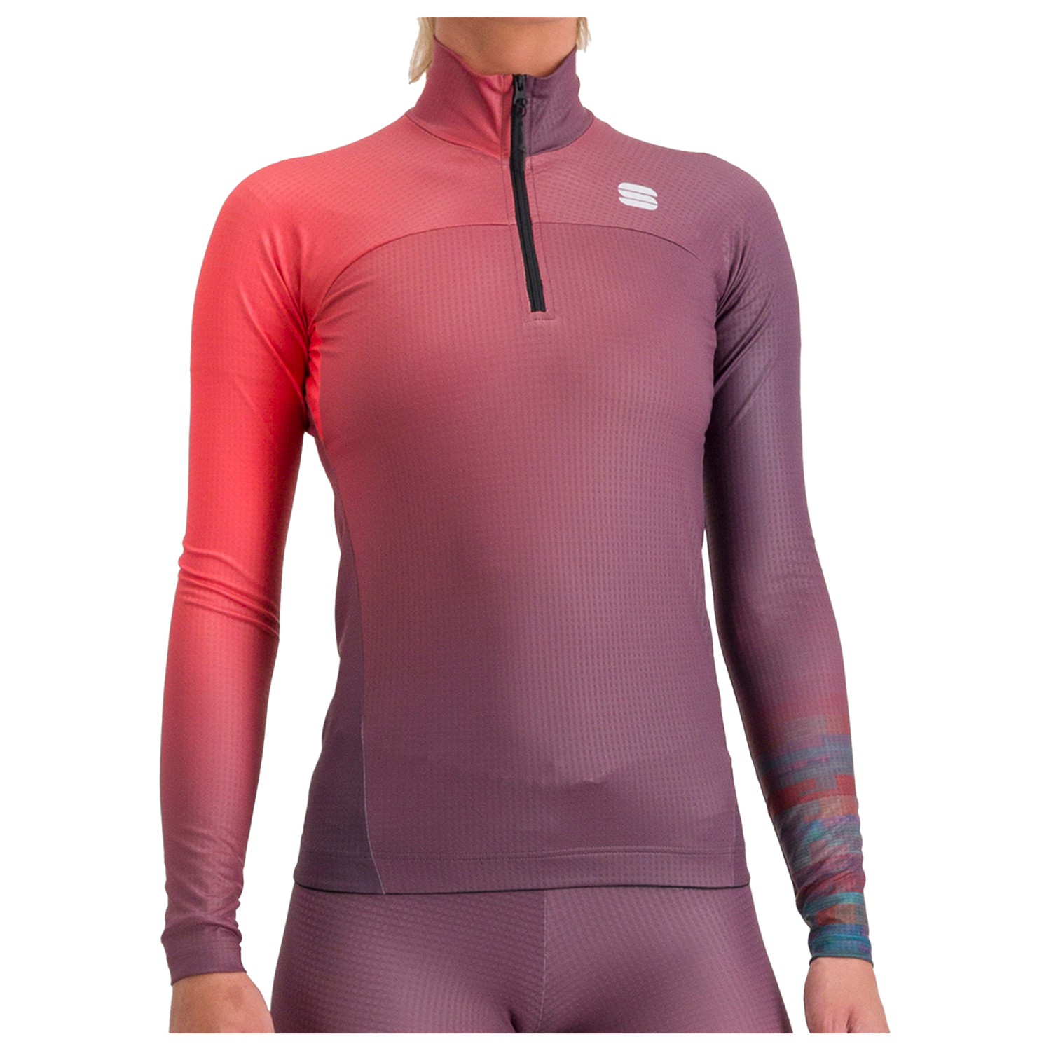 цена Куртка для беговых лыж Sportful Women's Apex Jersey, цвет Huckleberry/Pompelmo