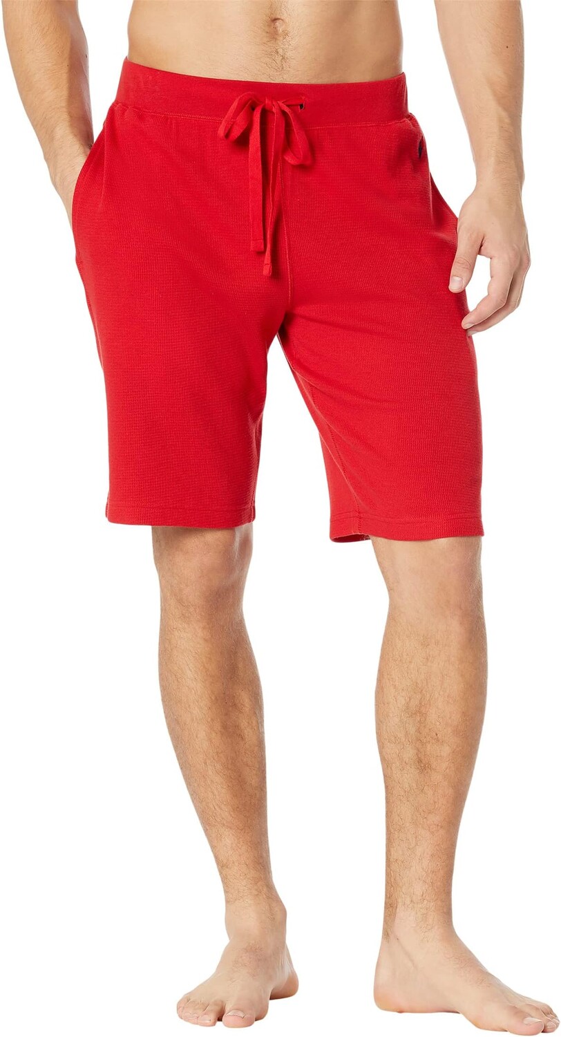 

Шорты для сна средней плотности с вафельным рисунком Polo Ralph Lauren, цвет RL 2000 Red Cruise Navy PP