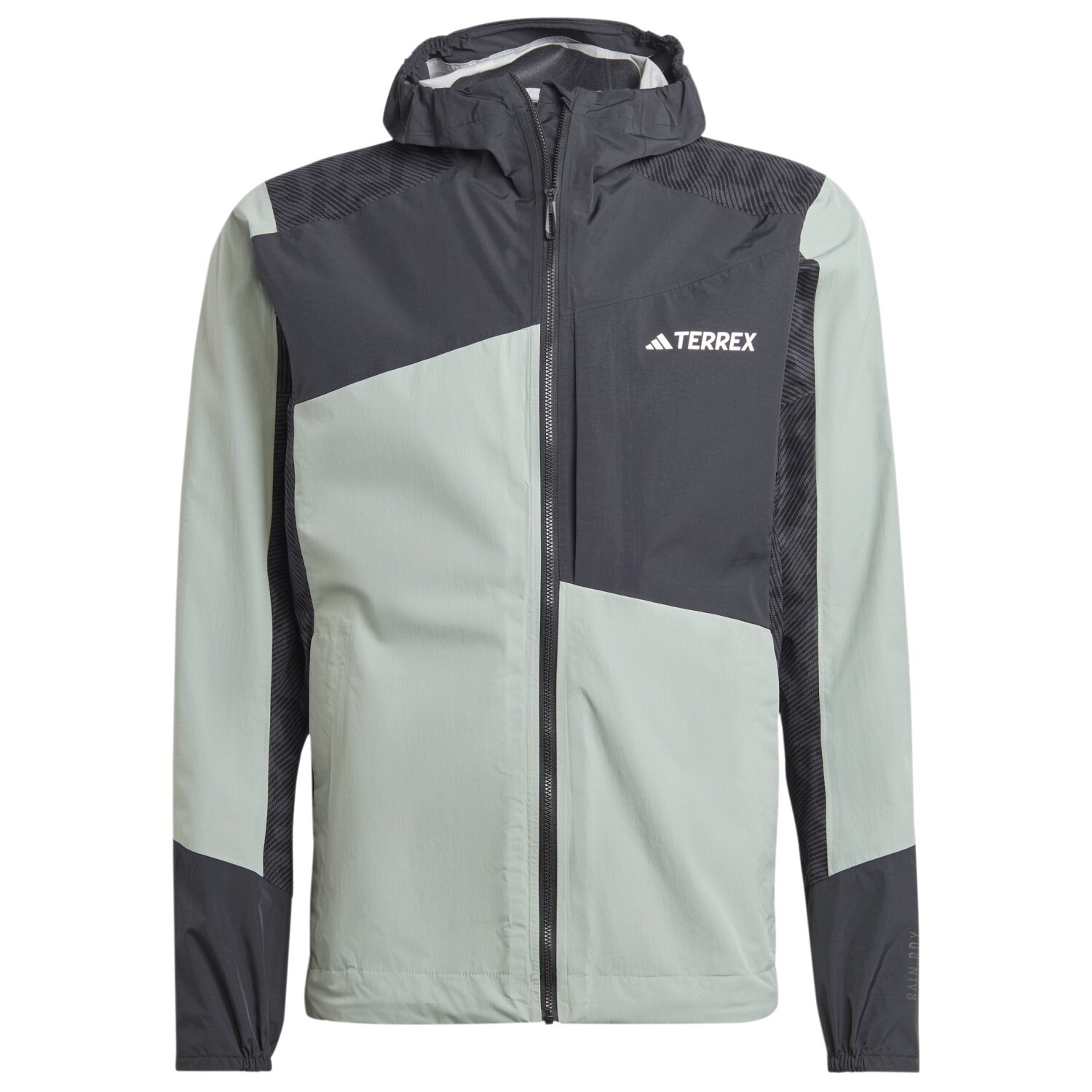 

Дождевик Adidas Terrex Xperior Hybrid RAIN RDY, цвет Silver Green/Black
