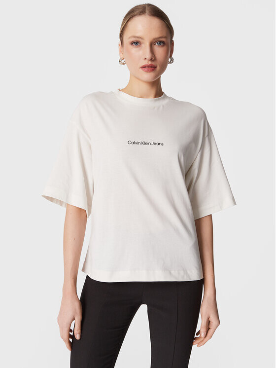

Футболка свободного кроя Calvin Klein, белый