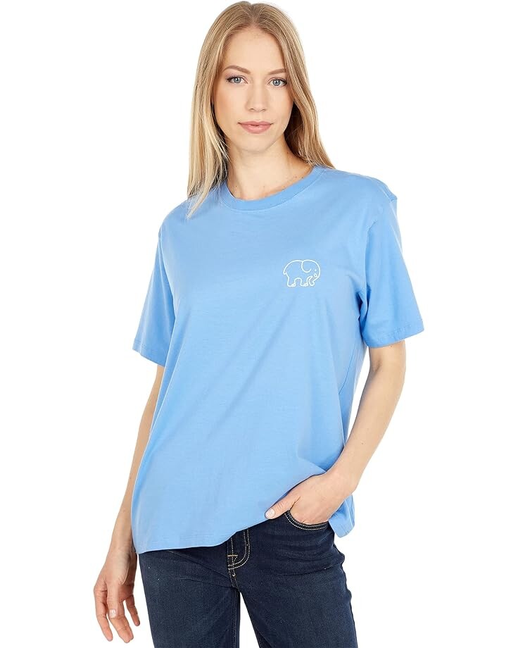 

Футболка Ivory Ella Love Is Love Pride Short Sleeve Tee, цвет Azure Blue