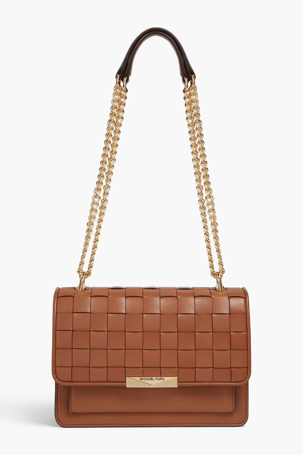

Плетеная сумка на плечо из искусственной кожи Michael Michael Kors, коричневый