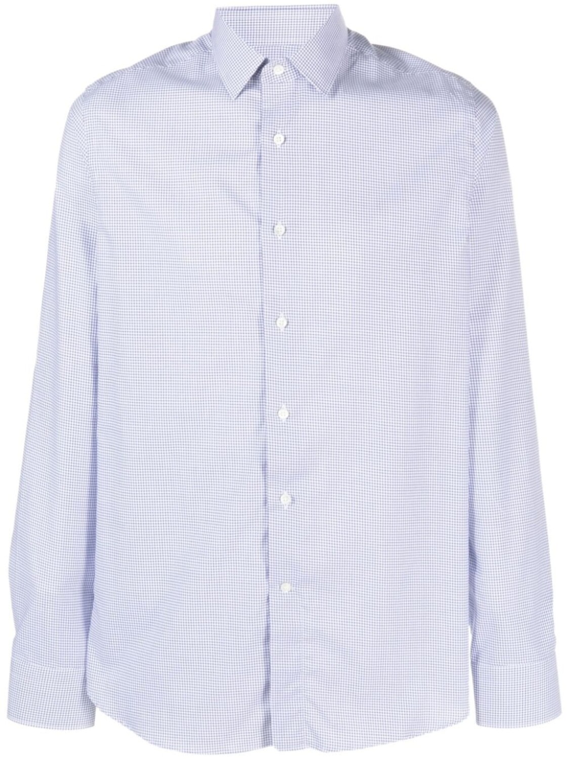 

Canali рубашка в тонкую полоску, синий