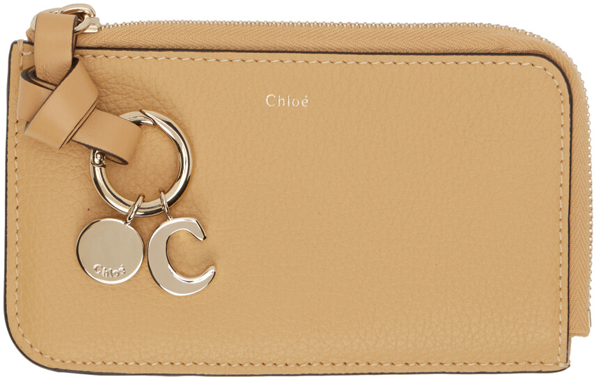 

Визитница с оранжевым алфавитом Chloe