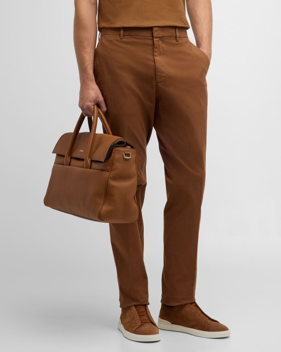 

Мужские брюки Vicuna без защипов ZEGNA