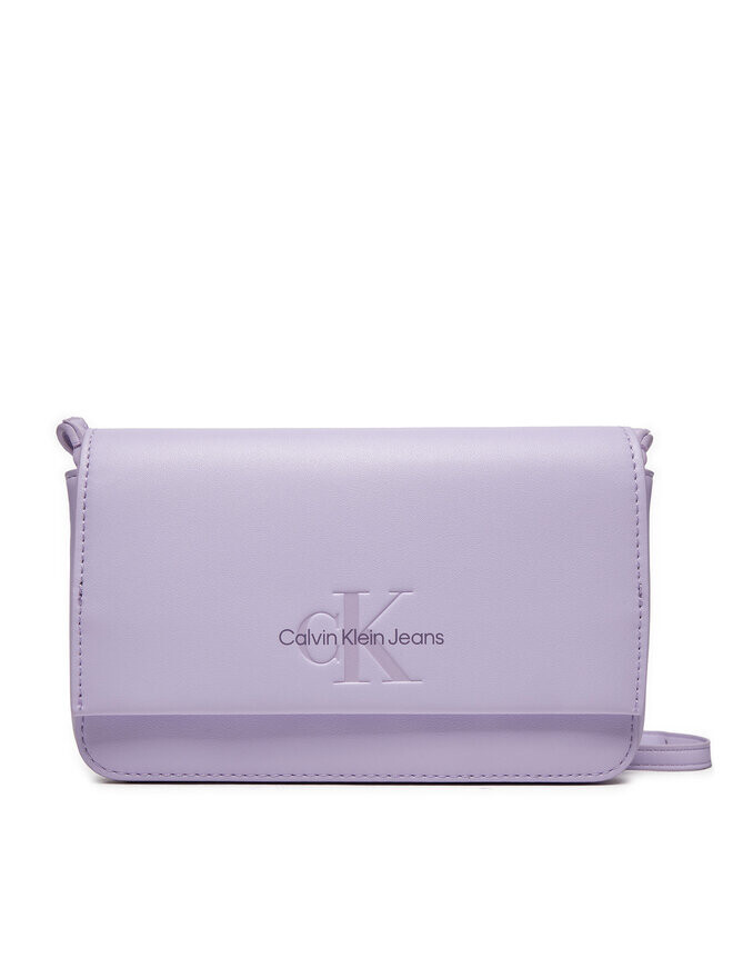 

Наплечная сумка Sculpted Ew Flap Calvin Klein, фиолетовый