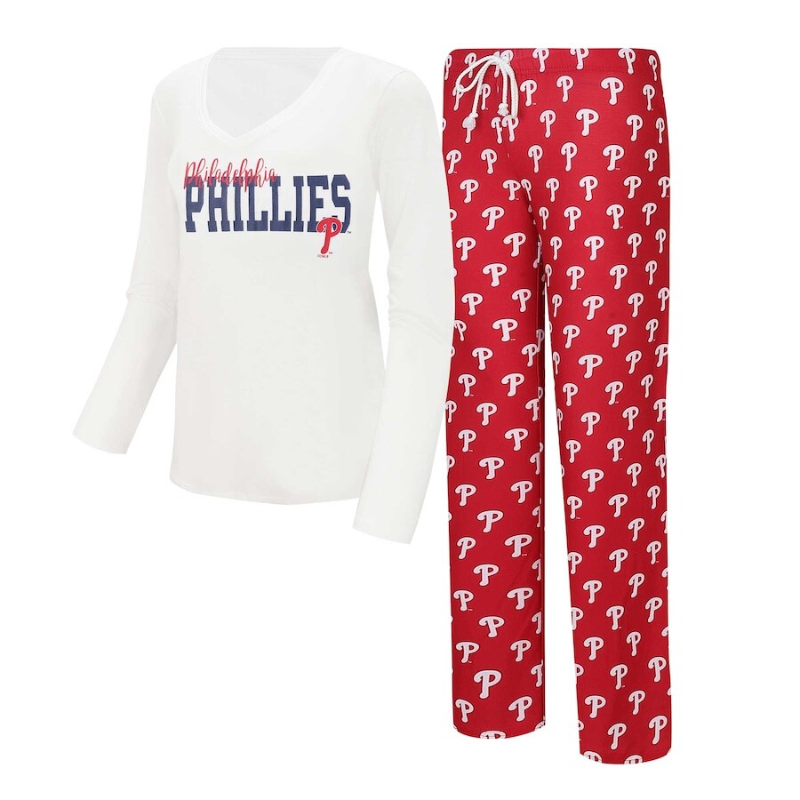 

Пижамный комплект Concepts Sport Philadelphia Phillies, белый
