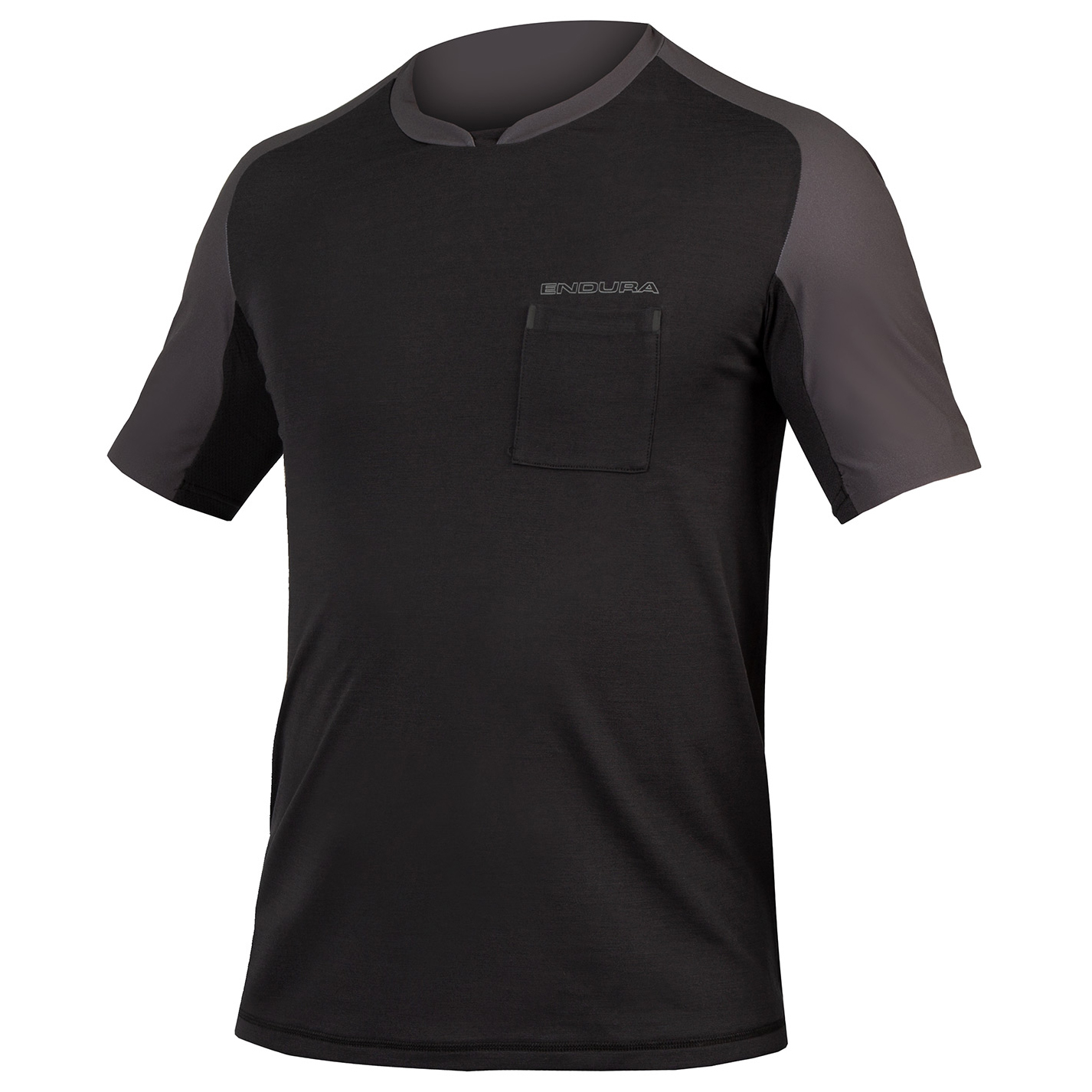 Рубашка из мериноса Endura GV500 Foyle T, черный джерси с длинным рукавом endura gv500 фиолетовый