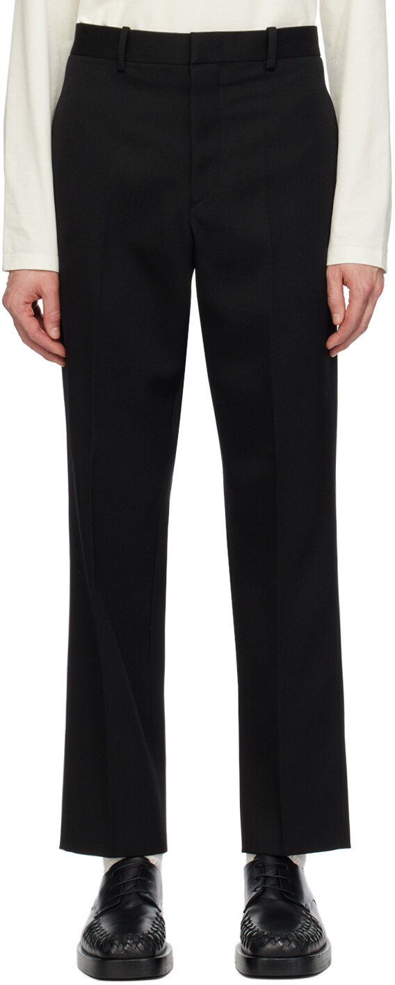 

Черные брюки прямого кроя Jil Sander