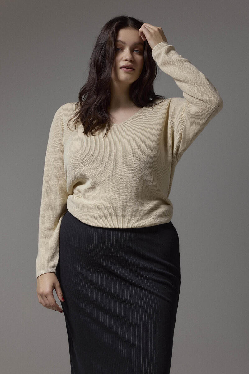 

Юбка миди больших размеров Vero Moda Curve, черный