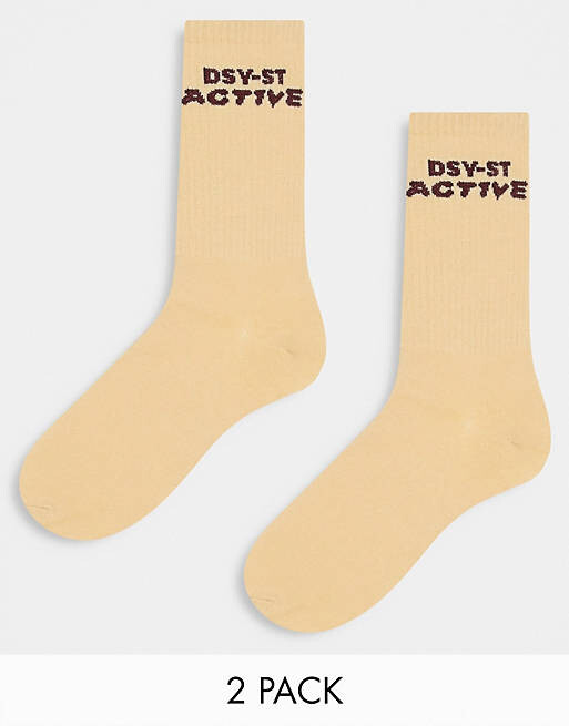 

Бежевые носки в рубчик Daisy Street Active Landscape
