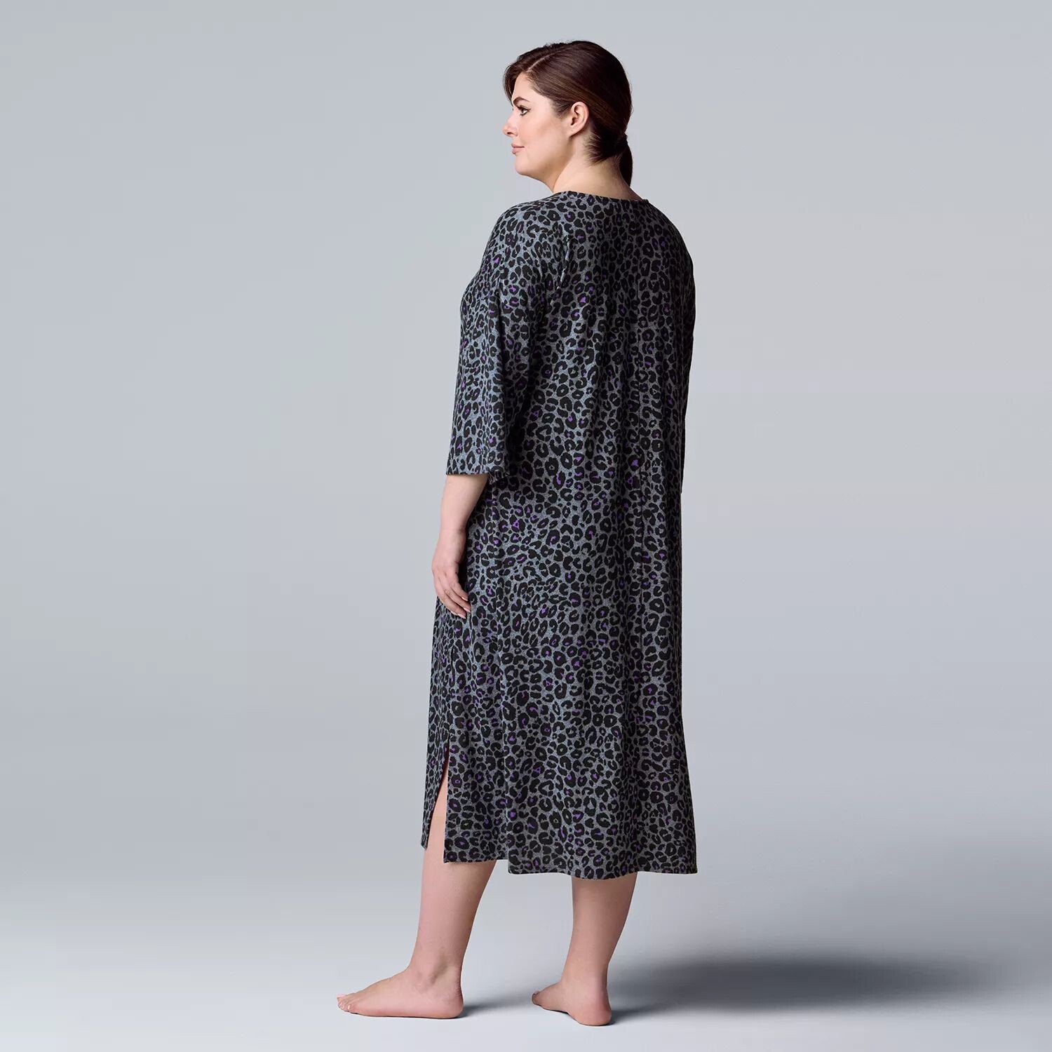 

Плюс размер Simply Vera Vera Wang Кафтан с рукавами 3/4 Simply Vera Vera Wang